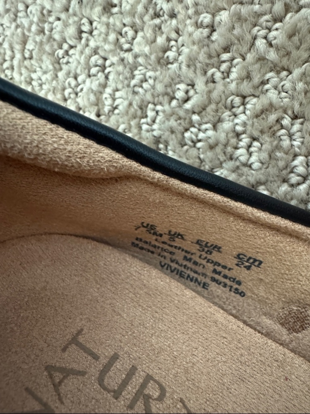 Naturalizer Leather Flats - Size: 7.5M - Picture 4 of 8